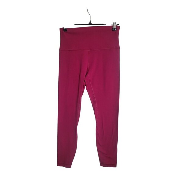 Lululemon Pants Women 6 Red Align 7/8 Athleisure 25" Sportswear Gym LW5BEJS - Picture 1 of 11